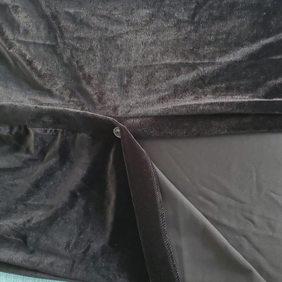 SEXY LONG VELVET MAXI DRESS SMALL - Picture 13 of 13